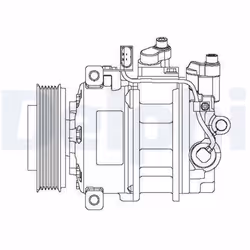 Compresseur de climatisation DELPHI CS20475