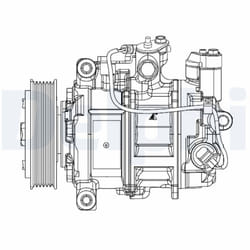 Compresseur de climatisation DELPHI CS20504