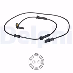Capteur, vitesse de roue DELPHI SS20479 gauche