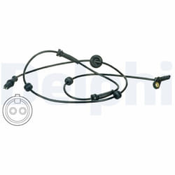 Capteur, vitesse de roue DELPHI SS20482 gauche