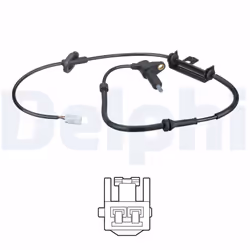 Capteur, vitesse de roue DELPHI SS20506 droite