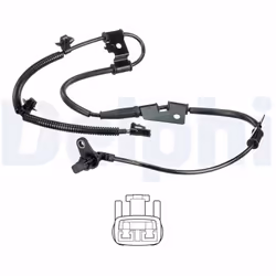 Capteur, vitesse de roue DELPHI SS20512 gauche