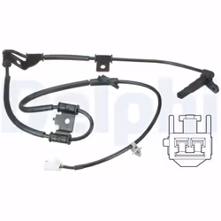 Capteur, vitesse de roue DELPHI SS20520 droite
