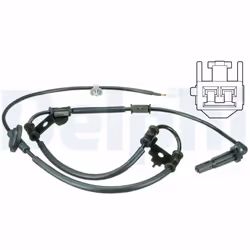 Capteur, vitesse de roue DELPHI SS20521 gauche