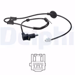 Capteur, vitesse de roue DELPHI SS20527 droite