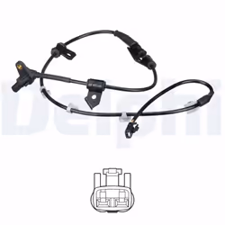 Capteur, vitesse de roue DELPHI SS20530 gauche