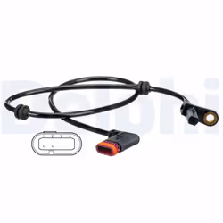 Capteur, vitesse de roue DELPHI SS20543