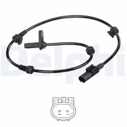 Capteur, vitesse de roue DELPHI SS20552
