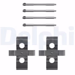 Kit d'accessoires, plaquette de frein DELPHI LX0652