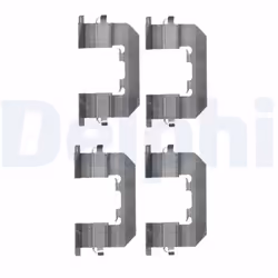 Kit d'accessoires, plaquette de frein DELPHI LX0653
