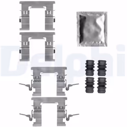 Kit d'accessoires, plaquette de frein DELPHI LX0655