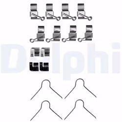 Kit d'accessoires, plaquette de frein DELPHI LX0656