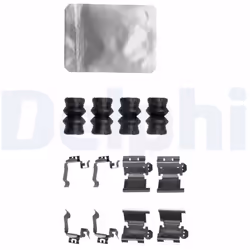 Kit d'accessoires, plaquette de frein DELPHI LX0657