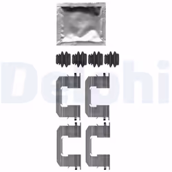 Kit d'accessoires, plaquette de frein DELPHI LX0663