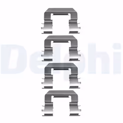 Kit d'accessoires, plaquette de frein DELPHI LX0667