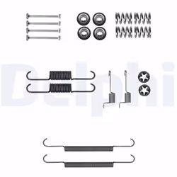 Kit d'accessoires, Mâchoires de frein de stationnement DELPHI LY1418