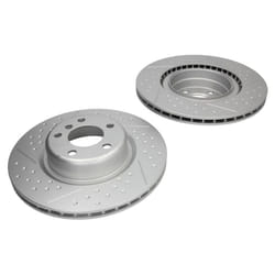 Disque de frein DELPHI BG4834C arrière, ventilé, à haute teneur en carbone, 2 pièce