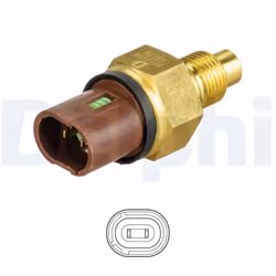 Sonde de température, liquide de refroidissement DELPHI TS10484