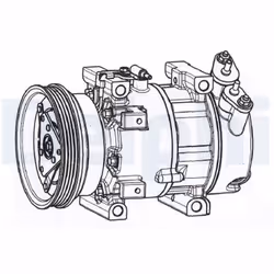 Compresseur de climatisation DELPHI CS20533