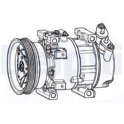 Compresseur de climatisation DELPHI CS20533