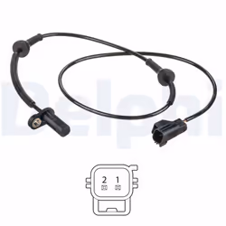 Capteur, vitesse de roue DELPHI SS20569