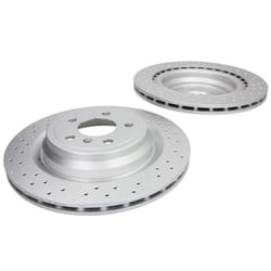 Disque de frein DELPHI BG4934C arrière, ventilé, à haute teneur en carbone, 2 pièce