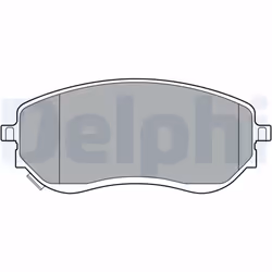 Jeu de plaquettes de frein DELPHI LP3401, avant