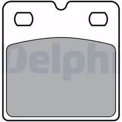 Jeu de plaquettes de frein DELPHI LP3405, arrière