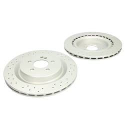 Disque de frein DELPHI BG4958C arrière, ventilé, à haute teneur en carbone, 2 pièce