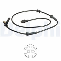 Capteur, vitesse de roue DELPHI SS20576