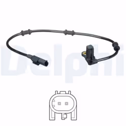 Capteur, vitesse de roue DELPHI SS20593