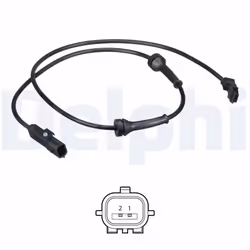 Capteur, vitesse de roue DELPHI SS20573
