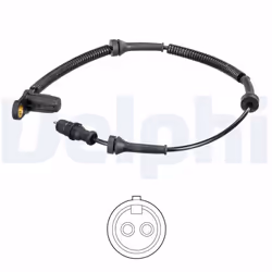 Capteur, vitesse de roue DELPHI SS20574