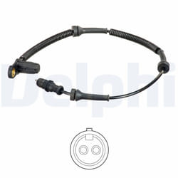 Capteur, vitesse de roue DELPHI SS20574