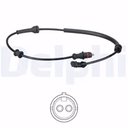 Capteur, vitesse de roue DELPHI SS20588