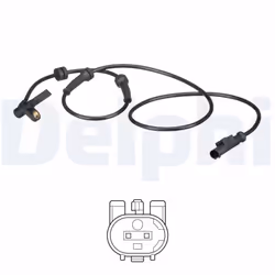 Capteur, vitesse de roue DELPHI SS20578