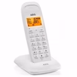 AEG VOXTEL D81, Téléphone DECT, Combiné sans fil, Haut-parleur, 50 entrées, Identification de l'appelant, Blanc