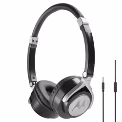 Motorola Pulse 2, Avec fil, Appels/Musique, Casque, Noir
