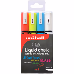 Uni-Ball PWE-5M, Métallique, Multicolore, 4 couleurs, Moyen, Pointe ogive, 1,8 mm