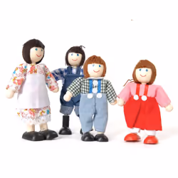 Bigjigs Toys Farm Family, 3 an(s), Ferme, Multicolore