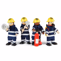 Bigjigs Toys Firefighters Set, 3 an(s), Multicolore