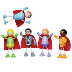 Bigjigs Toys Superhero Figure Pack