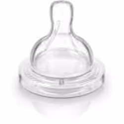 Philips AVENT Tétine Anti-colic, 2 pièces, tétine à débit moyen, 3 mois et +, Valve anti-coliques