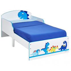HelloHome Dinosaur Bleu, Blanc Panneaux MDF Lit classique