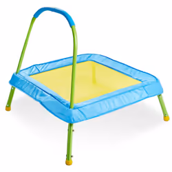 Trampoline pour enfants Kid Active - Bleu et jaune Offrez à vos enfants des heures de plaisir et d'exercice avec le trampolin ...