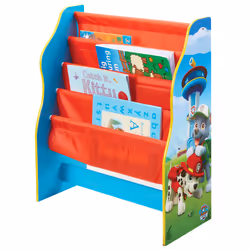 Worlds Apart La Pat' Patrouille - Bibliothèque À Pochettes Pour Enfants - Rangement De Livres Pour Chambre D’Enfant