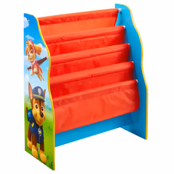 Worlds Apart La Pat' Patrouille - Bibliothèque À Pochettes Pour Enfants - Rangement De Livres Pour Chambre D’Enfant