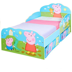 Lit Peppa Pig Famille Playtime avec tiroirs de rangement 140x70 cm