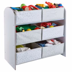 Worlds Apart 471GWH, Rack de stockage de jouet, Blanc, Autonome, Garçon/Fille, Motif, Motif étoilé