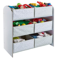 Worlds Apart 471GWH rangement de jouets Rack de stockage de jouet Autonome Blanc